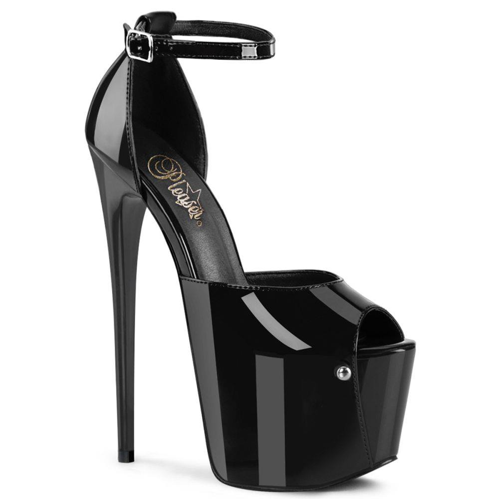 Pleaser - JUBILANT15 Sandale à bride à la cheville, Pole dance chaussures - Noir Product image